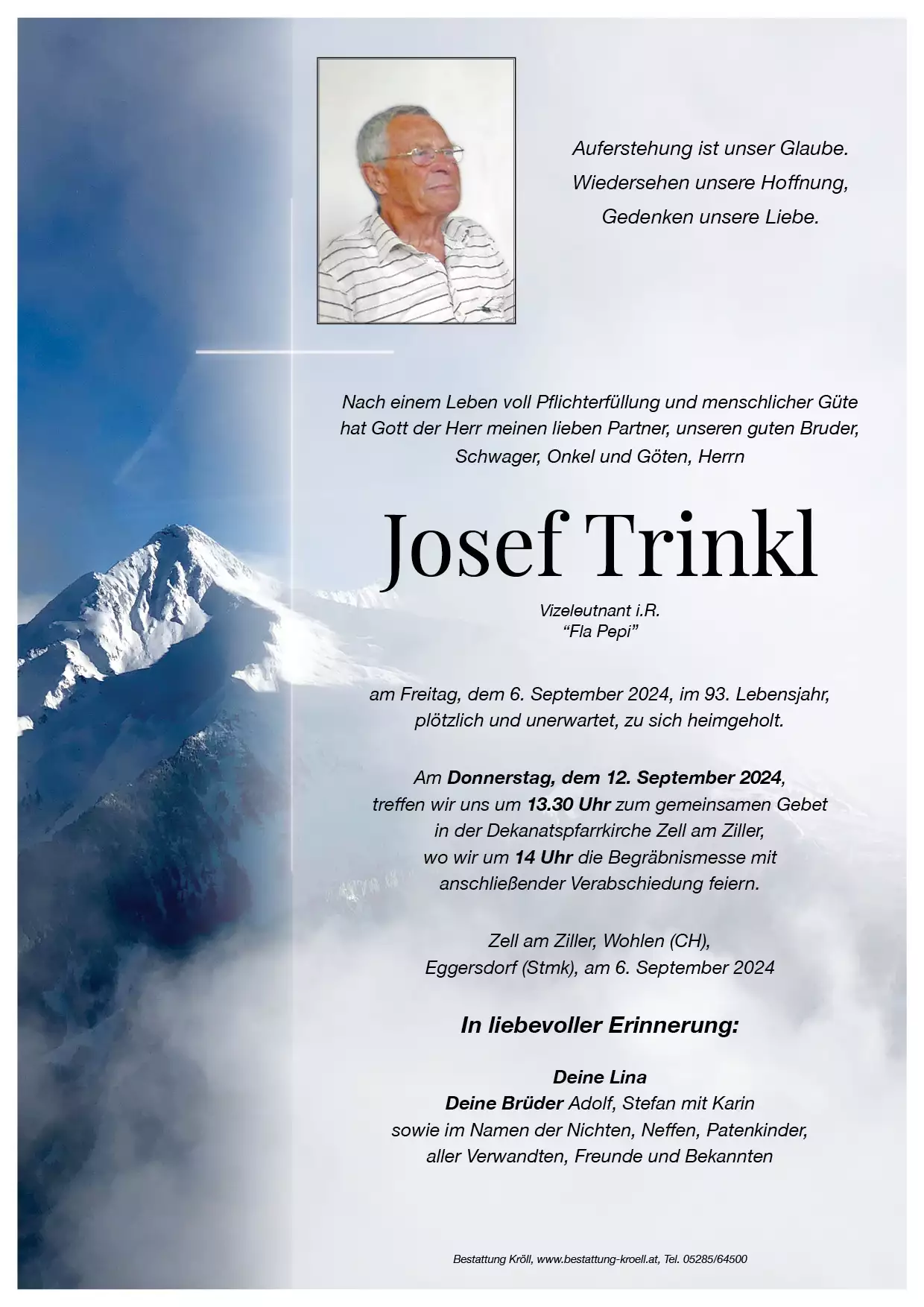 Parte von Josef Trinkl